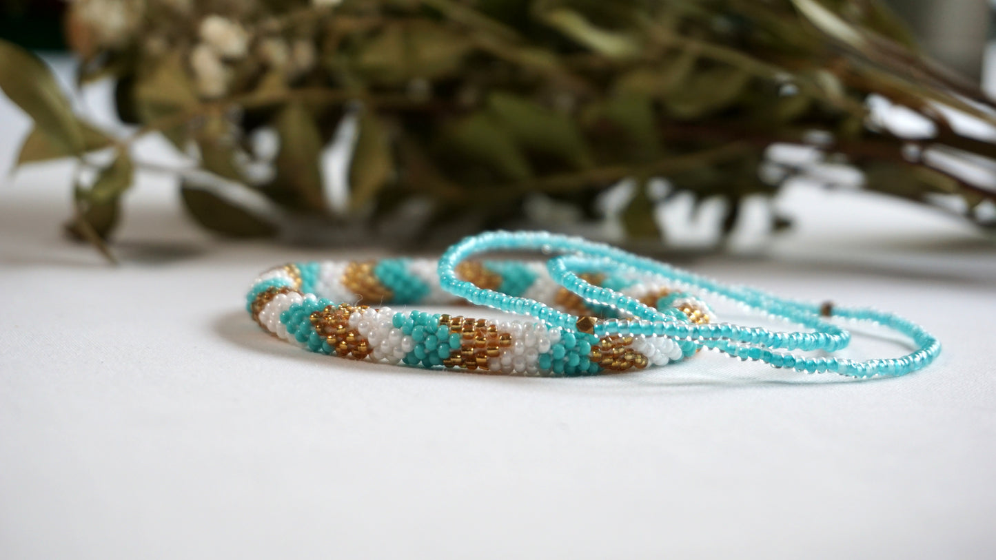 Armband-Set "Fair 'n Funkel" Lagoon Current Elegance